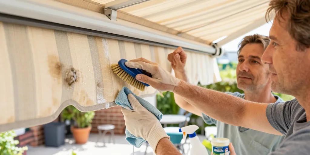 comment nettoyer store banne